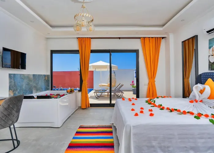 Villa Uzumlu Village 2 Bedroom Luxury With Pool Kalkan