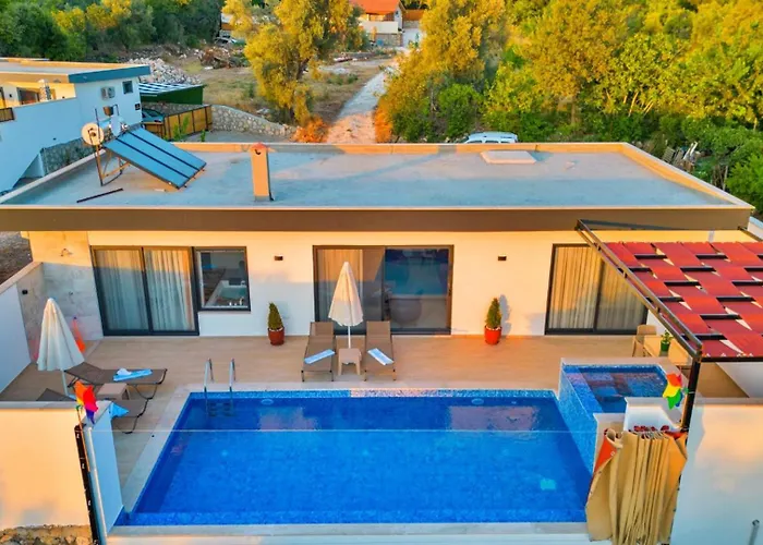 Uzumlu Village 2 Bedroom Luxury With Pool * Kalkan